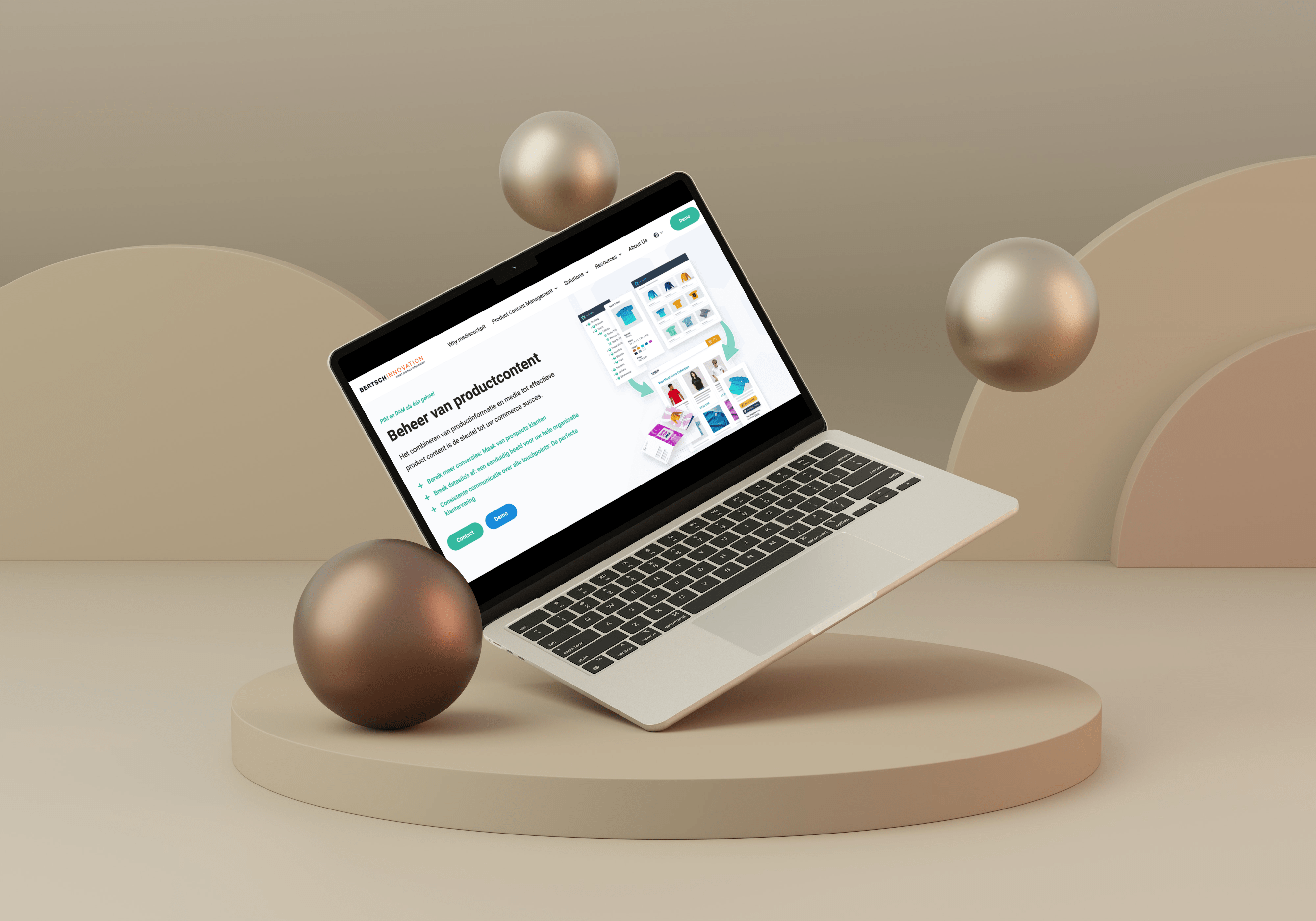 Bertsch Innovation launches Dutch website on Mediacockpit